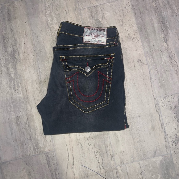 True Religion | Jeans | True Religion Geno Big T Flap Size 32 | Poshmark